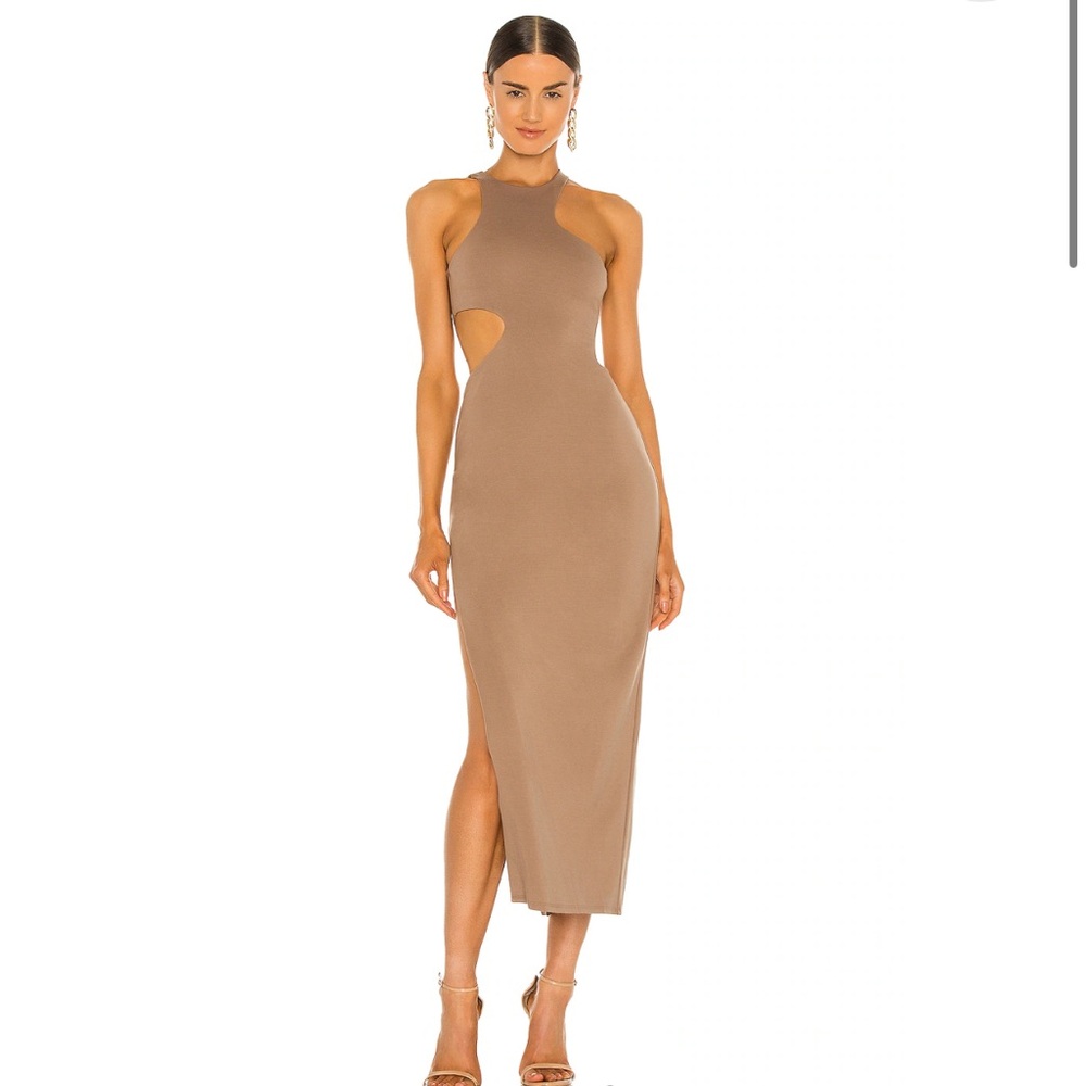 X REVOLVE RYLAN MIDI DRESS IN TAUPE
Michael Costello